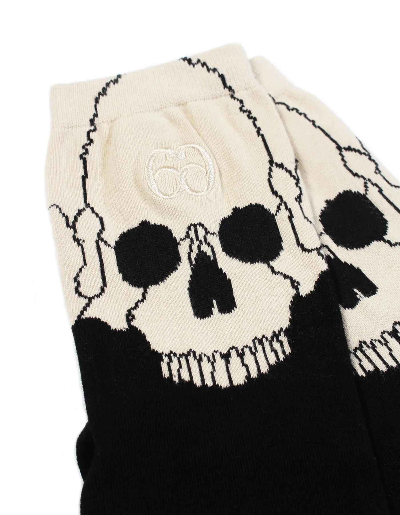 SKULL TABI SOCKS - NATURAL | Prospective Flow | Japanese Fashion